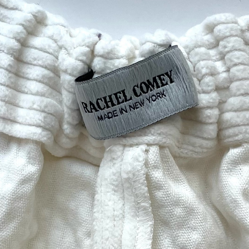 Rachel Comey Bandini Shorts off White Corduroy Pleated High Rise Size 2 Designer - Picture 7 of 7